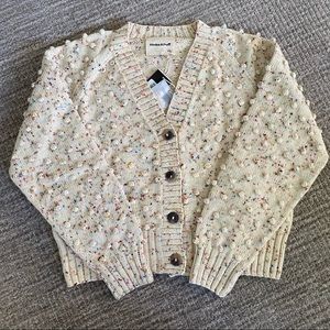 BNWT Confetti 16/20 V Neck Cardigan